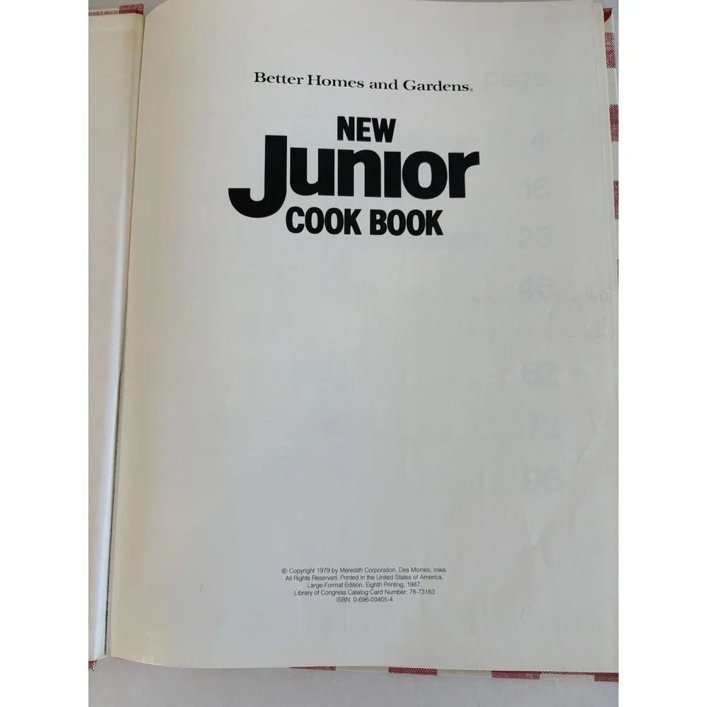 Lot of 2 Vintage Better Homes & Gardens Cookbooks New Junior & Casserole Recipes
